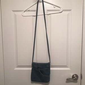Handmade Denim Cross Body Pocket Purse